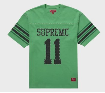 Supreme Studded S/S Football Top Green • Brand New [5569] - photo 1