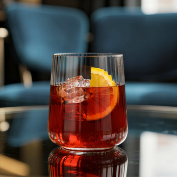 CHELSEA OPTIC CRYSTAL TUMBLER  - SET OF 6