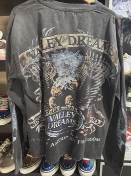 Vale Forever Valley Bling Long-Sleeve Tee Black • Brand New [8813] - view 3