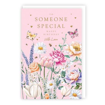 Tracks - II60 - HB - Someon Special - Bees/Flowers - Foil/Emb 152x227 - C3794
