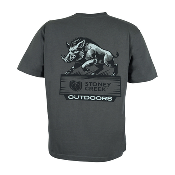 Stoney Creek Pig Tee Grey
