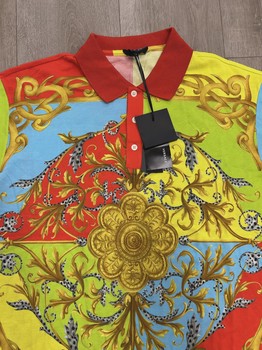 Versace Multicolor Taylor Fit Polo  • Brand New [5636] - view 3