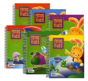 BJU Press K5 Focus on Fives Teacher's Edition Set (4th Edition; 6 Volumes)
