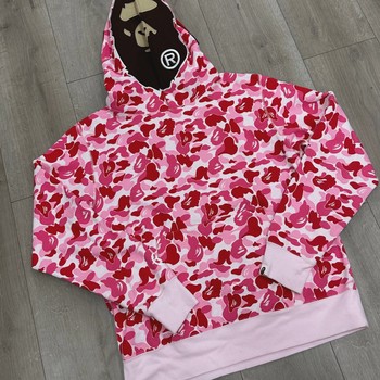 BAPE ABC Camo 2nd Ape Full Zip Hoodie Pinkr • Pre-Owned [6889] - view 2