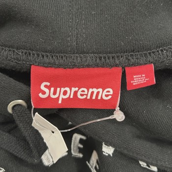 Supreme Black All Over Print Hoodie • Brand New [2866] - view 6