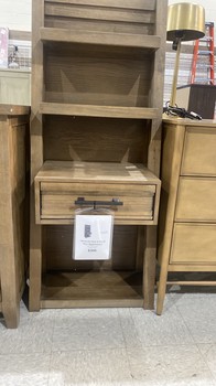 Veranda Oak 4 Shelf Pier Nightstand