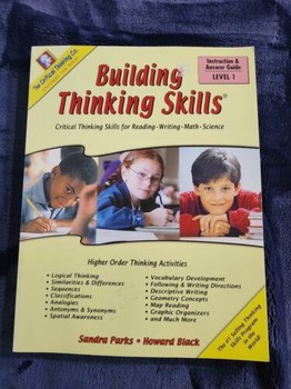 BUILDING THINKING SKILLS BK 1TE