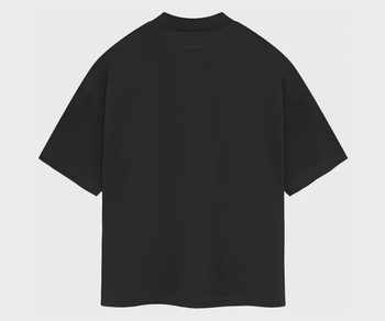 Fear of God Essentials Heavy Jersey Crewneck Tee Jet Black • Brand New [2439] - view 2
