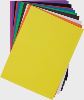 Craft Planet - 9 x 12 Funky Foam Sheets (Self Adhesive) (10pk) - Assorted Colours - CPT 4121100