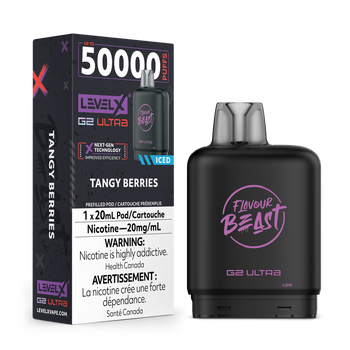 Level X Flavour Beast G2 Ultra 50K Pod - Tangy Berries Iced