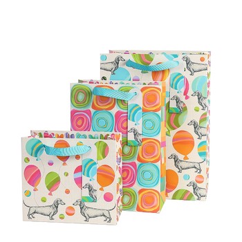 Artebene -Dachshunds & Balloons  Gift Bags -206481