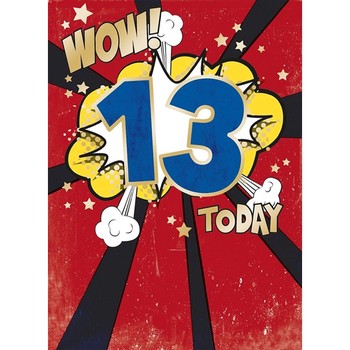 Mint - Age 13 Greeting Card - POW423