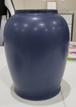REGENCY JAR W/LID / MEDIUM / NAVY