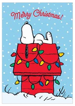 Hype - Snoopy "Merry Christmas!" kennel lights - SNOOPX023