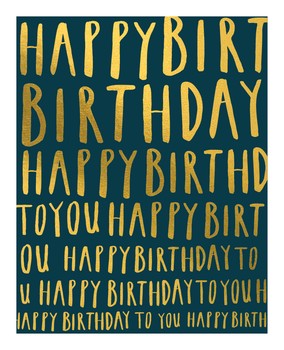 Art File - Celebration Happy Birthday Text - CE09A