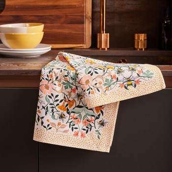 BEE BLOOM TEA TOWEL
