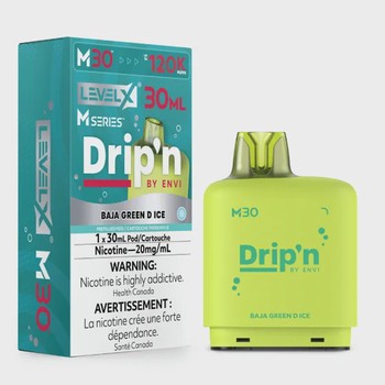 Level X Drip'n Series M30 120K Pod - Baja Green D Ice