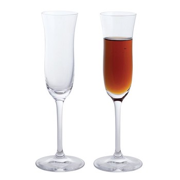 DARTINGTON CRYSTAL SHERRY GLASSES - SET OF 2