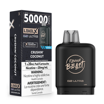 Level X Flavour Beast G2 Ultra 50K Pod - Crushin' Coconut Iced