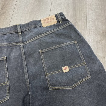 Ecko Unltd. "Denim Foundry" Loose-Fit Black Denim Jorts • Pre-Owned [6042] - view 2