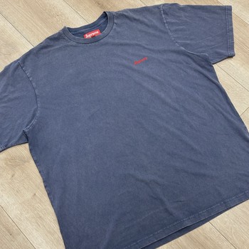 Supreme Washed S/S Top Navy • Pre-Owned [8331] - view 5