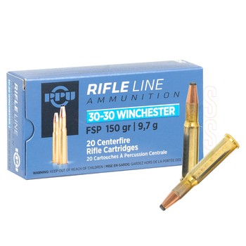PPU Rifle line ammunition .30-30 Win 150gr SP