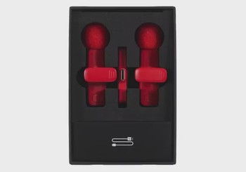 Supreme Mini Mics (Set of 2) Red • Brand New [2474] - view 4