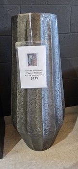 Tuscan Aluminum Planter Medium