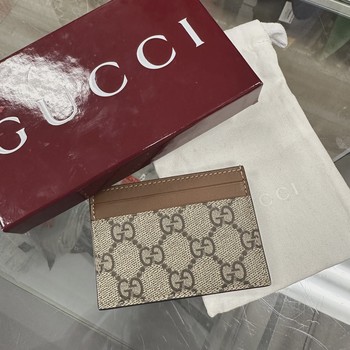 Gucci GG Supreme Card Case • Pre-Owned [6863] - view 4