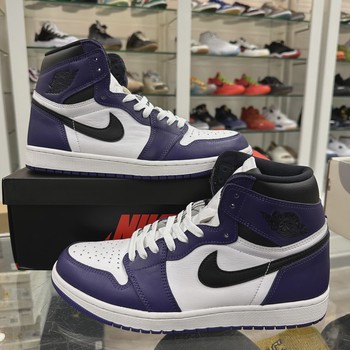 Air Jordan 1 Retro High Court Purple White • Pre-Owned [9357] - view 8