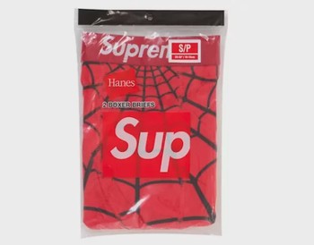 Supreme Hanes Spider-Man Boxer Briefs (2 Pack) Red • Brand New [4055] - view 3