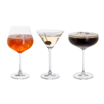 DARTINGTON 'COCKTAIL HOUR' GLASSES - SET OF 3
