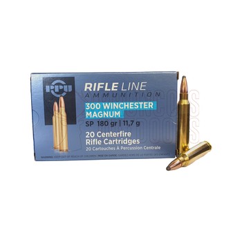 PPU .300 Win Mag 180Gr SP Pkt 20