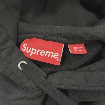 Supreme Ambigram Hooded Sweatshirt in Black • Pre-Owned [5723] - view 5