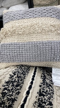 20" x 20" Woven Boho Pillow