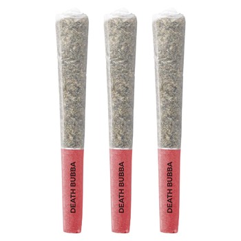 Pistol and Paris Death Bubba (Pre-Roll) / 1.5g / Pre-Roll Packs (3) / Indica