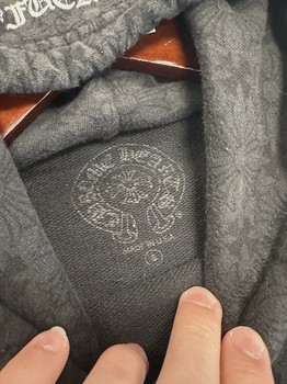 Chrome Hearts Monogram Vertical Logo Hoodie 'Black' • Pre-Owned [7772] - view 4