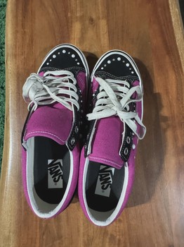 Vans OTW Old Skool 36 Pearlized Pack Pink Black No Box • Pre-Owned [6240] - view 4