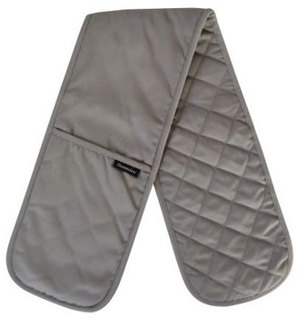 BASIC DOUBLE OVEN GLOVE - SILVER GREY