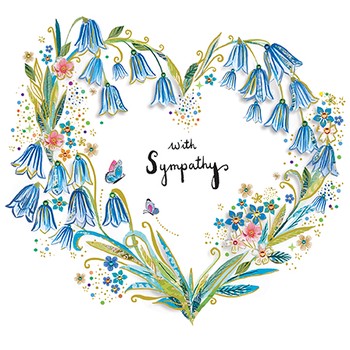 Paper Rose - Sympathy Bluebells - ATP306