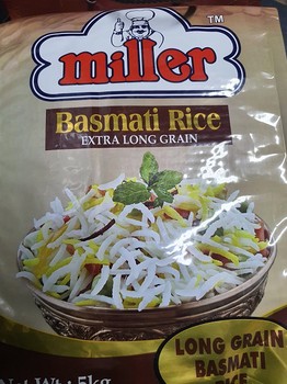 Miller Basmati Extra long Grain Rice 5kg