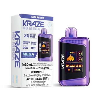 Kraze HD Mega - Grape Ice