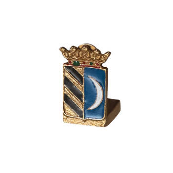 Plek kaartenhouder brass - Amelander Wapen