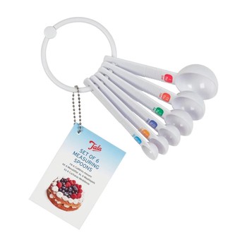 TALA PLASTIC MEASURING SPOONS - 6 PIECE SET
