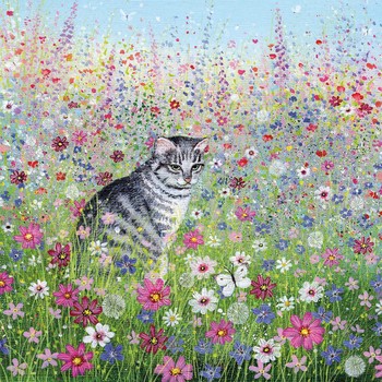 Museums & Galleries Cat In A Cottage Garden CCH022