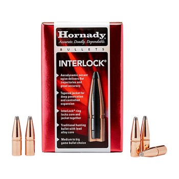 Hornady InterLock 7.62mm .310" 123gr SP Projectiles x100