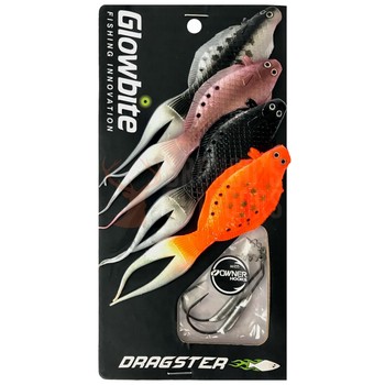 Glowbite Dragster Mixed 4 Pack Baby Flounder