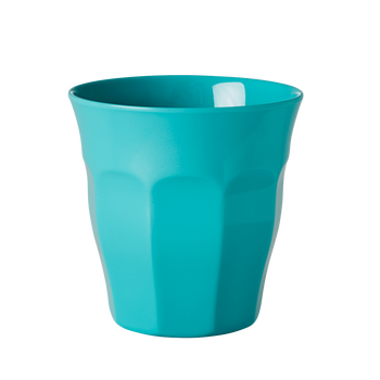 RICE MEDIUM MELAMINE CUP - AQUA