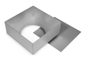 SQUARE LOOSE BASE CAKE TIN - 15CM/6"
