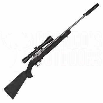 Ruger 10/22 Hogue Stainless Steel + 3-9X40 + Suppressor